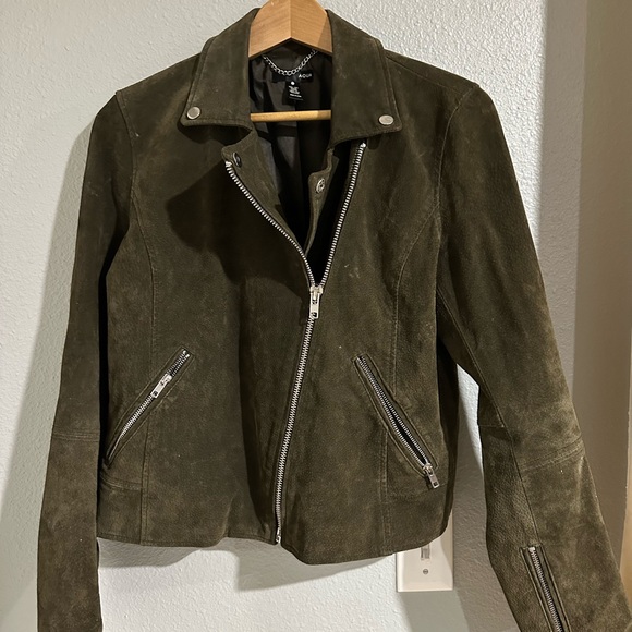 Aqua  woman’s suede nto jacket good condition sz m - Picture 2 of 5